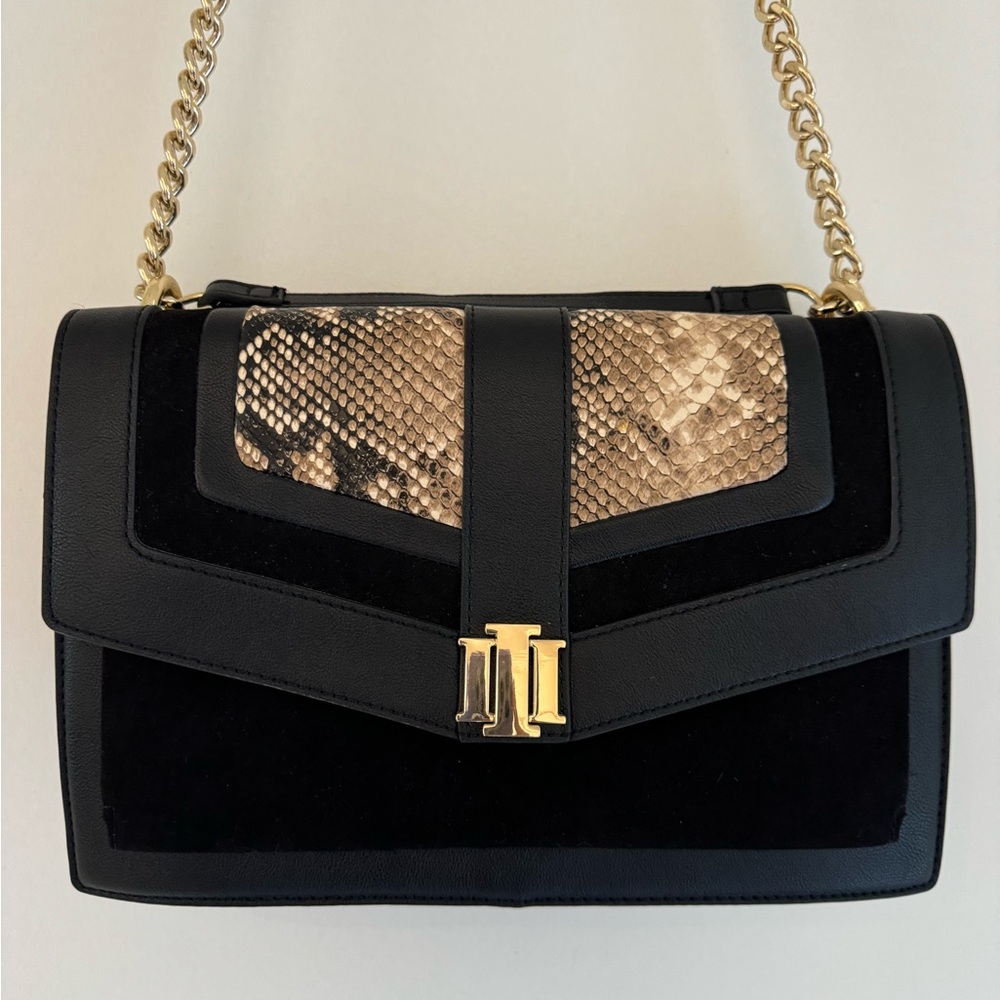 I.N.C. Ajae Pocket Patchwork Small Shoulder Bag